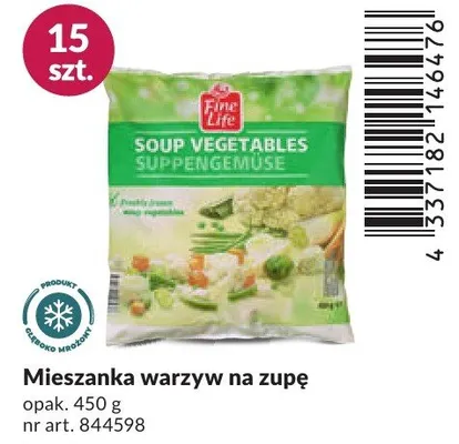 Mieszanka warzyw na zupę promocja w Makro