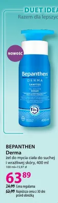 Żel do mycia ciała Bepanthen Derma do suchej i wrażliwej skóry promocja w Hebe