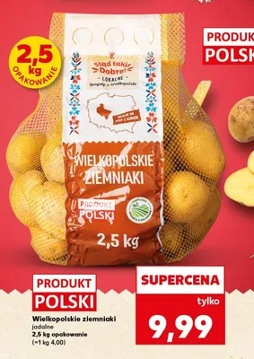 Wielkopolskie ziemniaki jadalne promocja w Kaufland