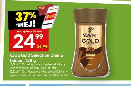 Kawa Gold Selection Crema Tchibo promocja w Twój Market