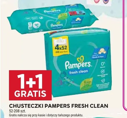 Chusteczki Pampers Fresh Clean promocja w Stokrotka