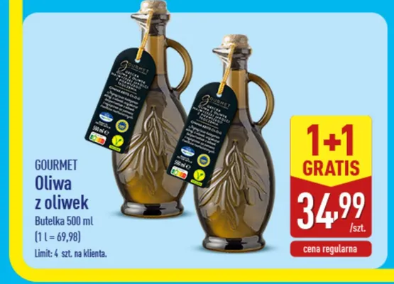 Oliwa z oliwek Gourmet promocja w Aldi