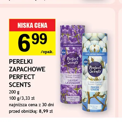 Perełki zapachowe Perfect Scents Fresh Linen promocja w Gram Market