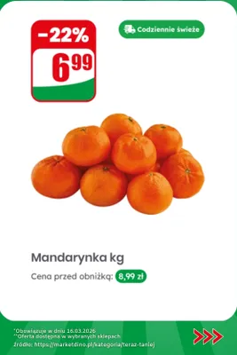 Mandarynka promocja w Dino