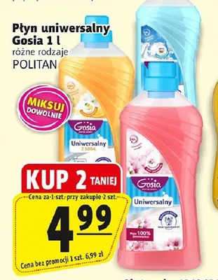 Płyn uniwersalny Gosia promocja w Prim Market