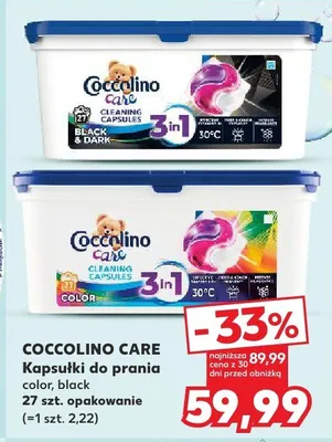 Kapsułki do prania Care black 27 szt. promocja w Kaufland