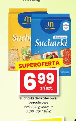 Sucharki delikatesowe Mamut promocja w emma MARKET