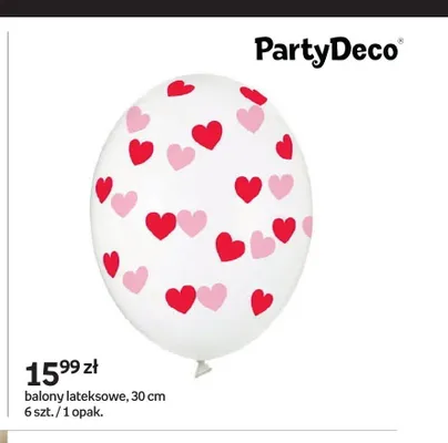 Balony lateksowe PartyDeco promocja w Empik