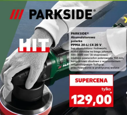 Akumulatorowa polerka PPMA 20-Li C4 promocja w Kaufland
