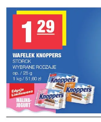 Wafelek Knoppers Peanut Storck promocja w SPAR