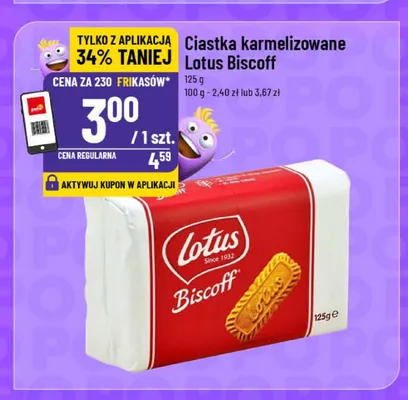 Ciastka karmelizowane Lotus Biscoff promocja w POLOmarket