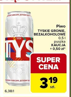 Piwo Tyskie promocja w Carrefour Express