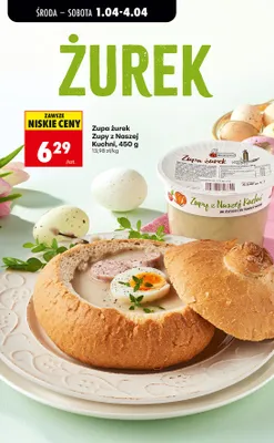 Zupa żurek zupy z naszej kuchni promocja w Biedronka