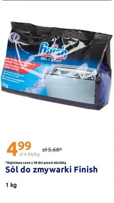 Sól do zmywarki Finish promocja w Action