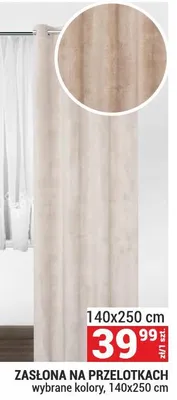 Zasłona na przelotkach promocja w Merkury Market