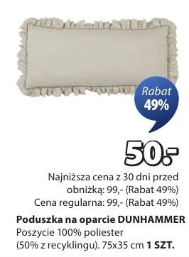 Poduszka na oparcie DUNHAMMER promocja w Jysk