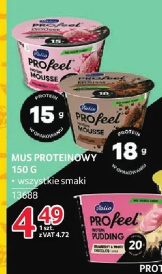 Mus proteinowy Valio PROfeel truskawkowy promocja w Selgros