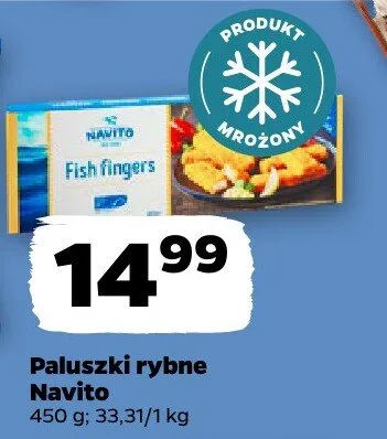 Paluszki rybne Navito promocja w Netto