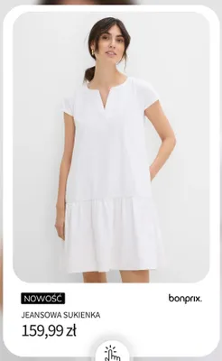 Sukienka jeansowa Bonprix promocja w bonprix
