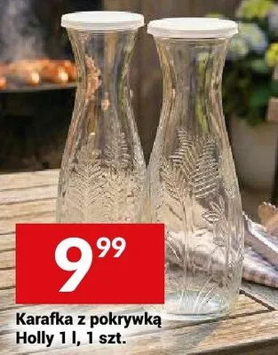 Karafka z pokrywką Holly 1l promocja w Twój Market