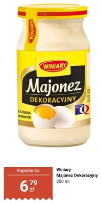 Majonez Dekoracyjny Winiary promocja w Biedronka