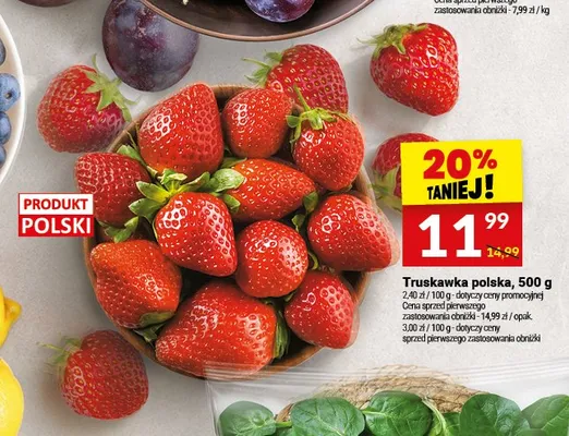 Truskawka polska promocja w Twój Market