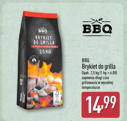 Brykiet do grilla promocja w Aldi