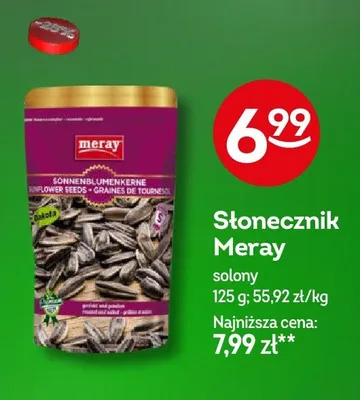Słonecznik solony promocja w Żabka