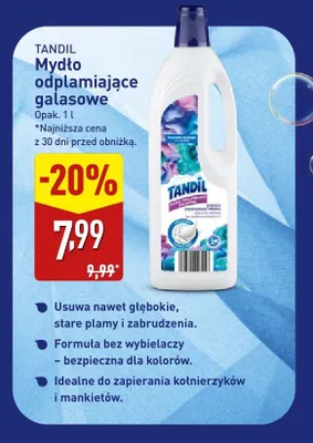 Mydło odplamiające galasowe promocja w Aldi