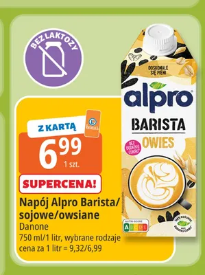 Napój sojowy Alpro Barista promocja w Leclerc