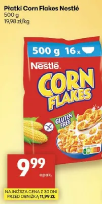 Płatki Corn Flakes promocja w Delikatesy Centrum