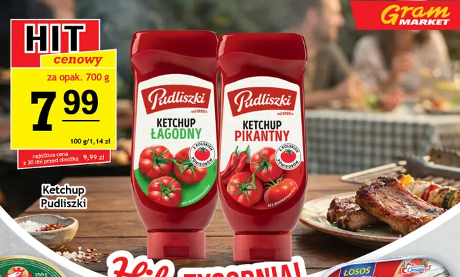 Ketchup pikantny Pudliszki promocja w Gram Market