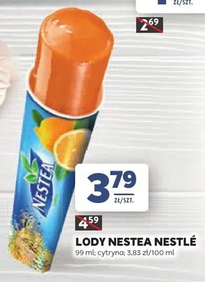 Lody Nestea Nestlé cytryna promocja w Stokrotka