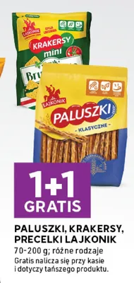 Paluszki krakersy precelki Lajkonik promocja w Stokrotka