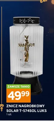 Znicz nagrobkowy solar T-574SOL Luks promocja w Stokrotka