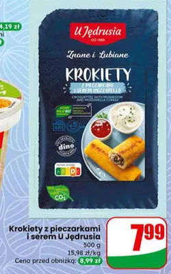 Krokiety z pieczarkami i serem promocja w Dino