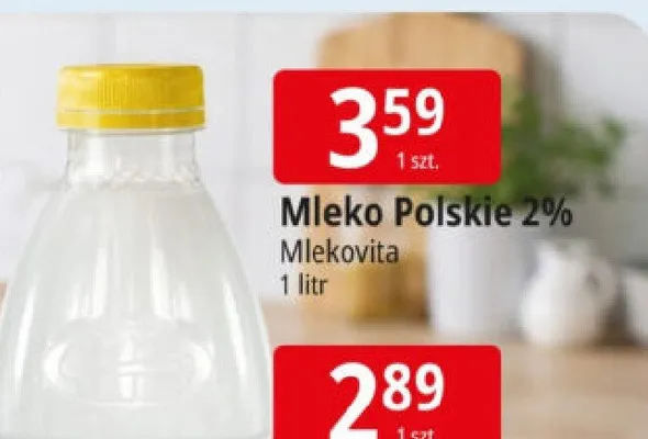 Mleko polskie 2% promocja w Leclerc