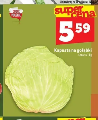 Kapusta na gołąbki promocja w TOPAZ