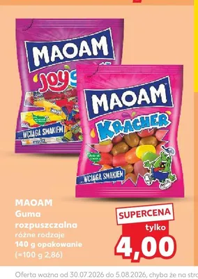 Guma rozpuszczalna Maoam Kracher promocja w Kaufland