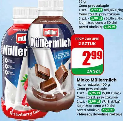 Mleko promocja w Dino
