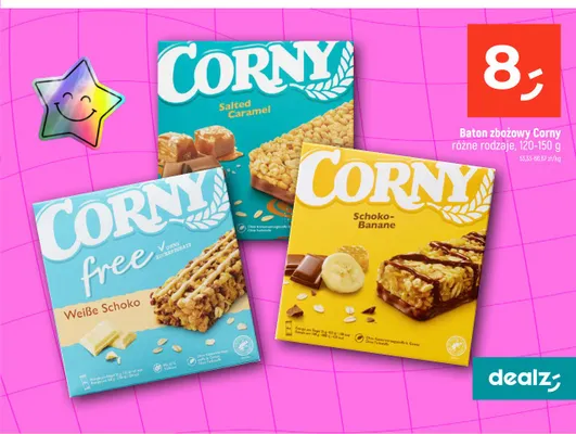 Baton zbożowy Corny Schoko-Banane promocja w Dealz
