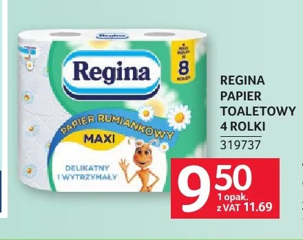 Papier toaletowy Regina 4 rolki promocja w Selgros
