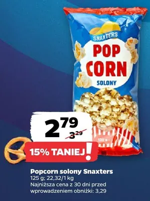 Popcorn solony promocja w Netto