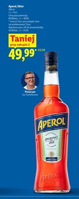 Likier Aperol promocja w Lidl