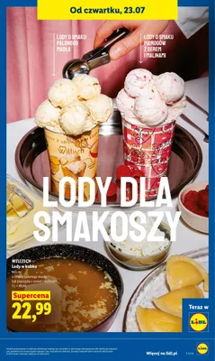 Lody w kubku Willisch o smaku palonego masła promocja w Lidl