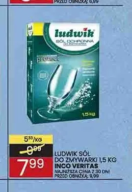 Sól do zmywarki Ludwik promocja w Wafelek
