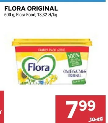 Margaryna Flora Original Flora Food promocja w Stokrotka