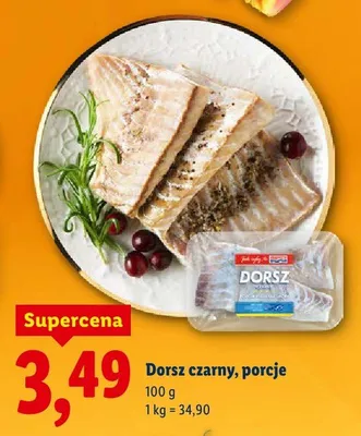 Dorsz czarny, porcje promocja w Lidl