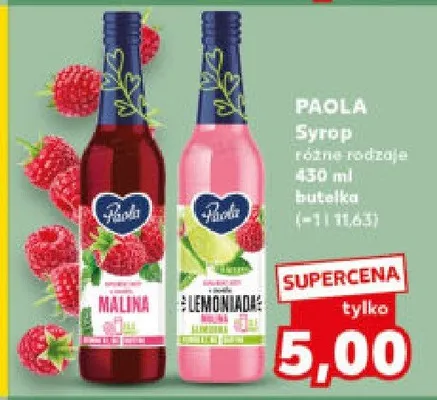 Syrop różne rodzaje promocja w Kaufland
