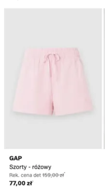 Szorty GAP różowy promocja w Lounge by Zalando
